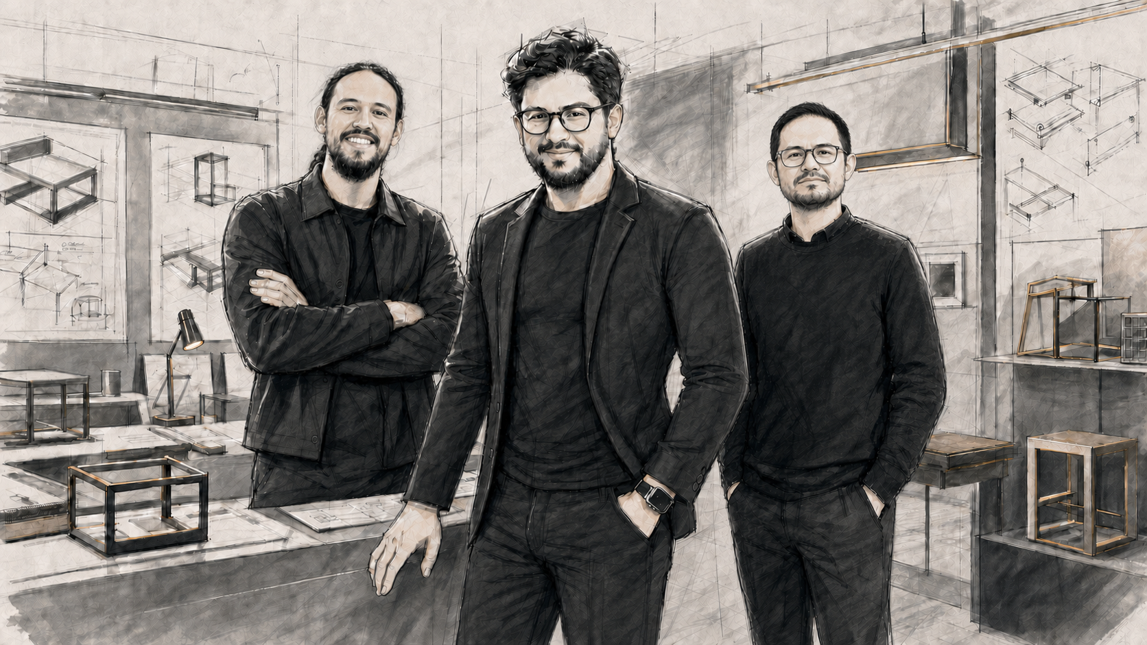 Roberto Moya, Renato Cevallos y Bolívar Chávez — RC International